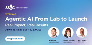 SS&C Blue Prism announces July webinar: Agentic AI from Lab to Launch: Real Impact, Real Results SS&C Blue Prism announces July webinar: Agentic AI from Lab to Launch: Real Impact, Real Results