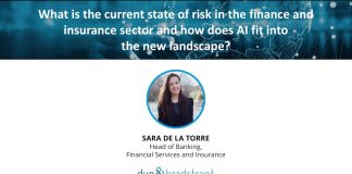 What is the current state of risk in the finance and insurance sector?