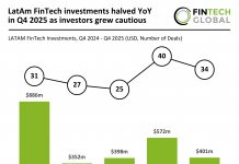 LatAm FinTech investments halved YoY in Q4 2025 as investors grew cautious LatAm FinTech funding Q4 2025