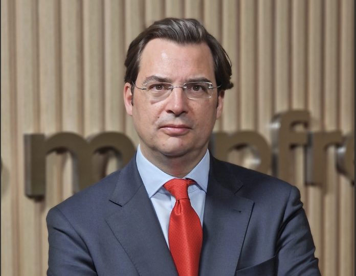 Mapfre, a global insurance group, has appointed Miguel Serrano Loredo as its new corporate director of Administration and Finance.