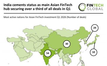 Asian FinTech deal activity Q1 2026