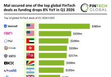 Top global FinTech deal Q1 2026