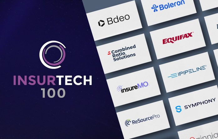 Ninth annual InsurTech100 spotlights InsurTech leaders